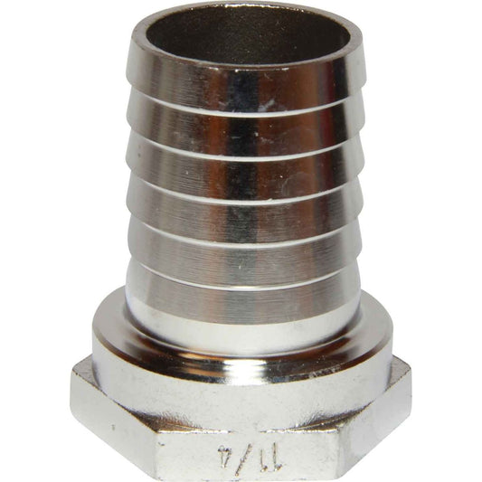Osculati Stainless Steel 316 Hose Tail (1-1/4" BSPF to 35mm Hose) 422264