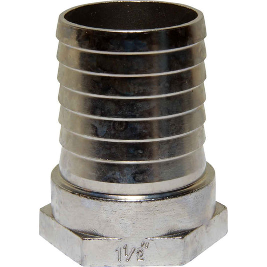 Osculati Stainless Steel 316 Hose Tail (1-1/2" BSP Female to 45mm) 422276