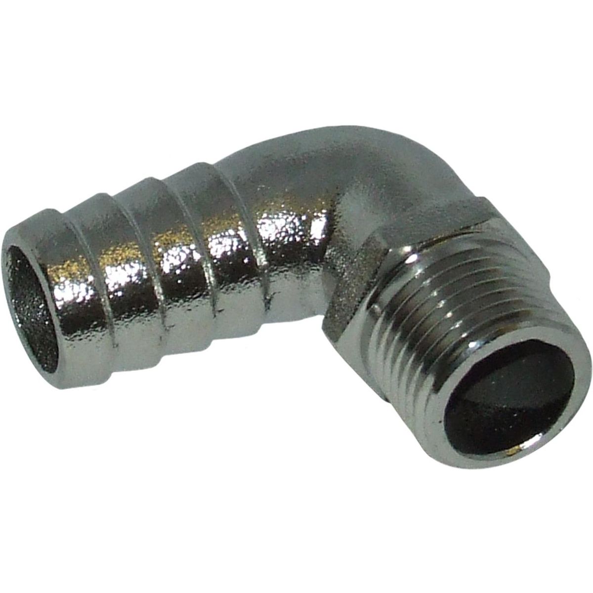 Osculati Stainless Steel 316 Hose Tail 90 Deg (1/2" BSP - 20mm Hose) 422338
