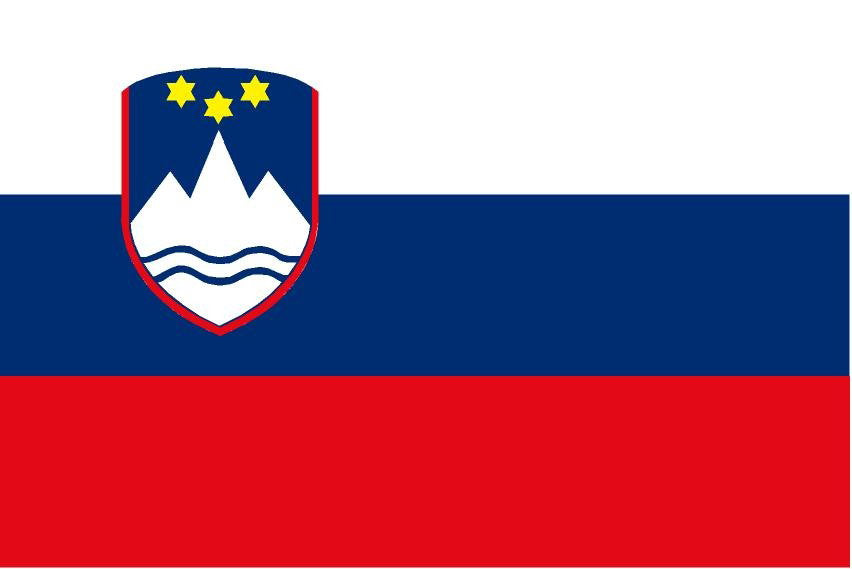 Slovenia Courtesy Flag 30 x 45cm