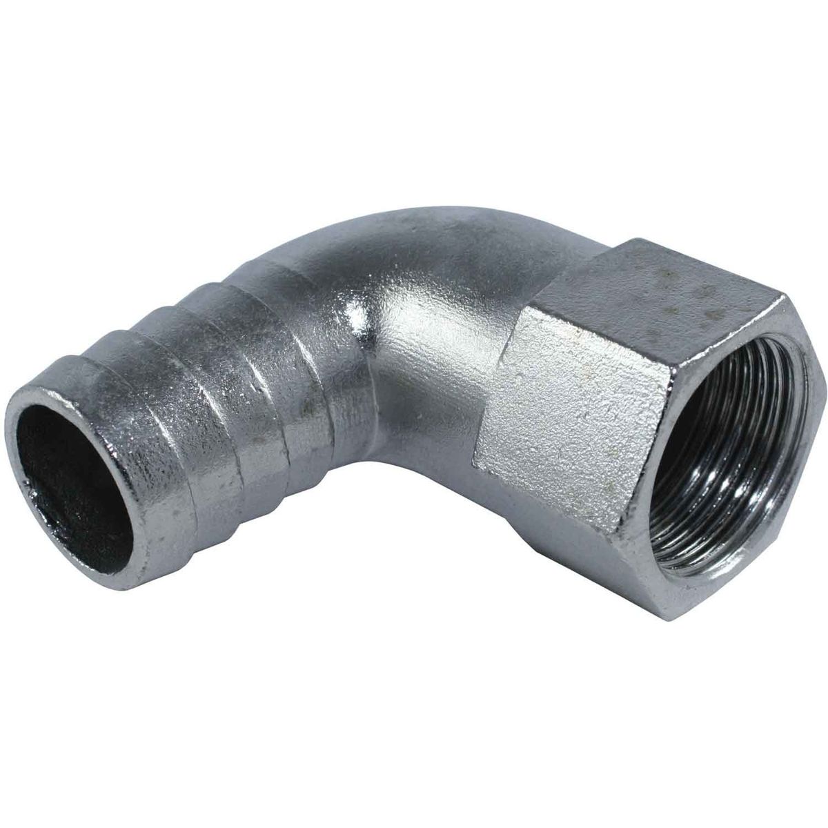 Osculati Stainless Steel 316 90 Deg Hose Tail (3/4" BSPF - 25mm Hose) 422747