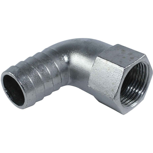 Osculati Stainless Steel 316 90 Deg Hose Tail (3/4" BSPF - 25mm Hose) 422747