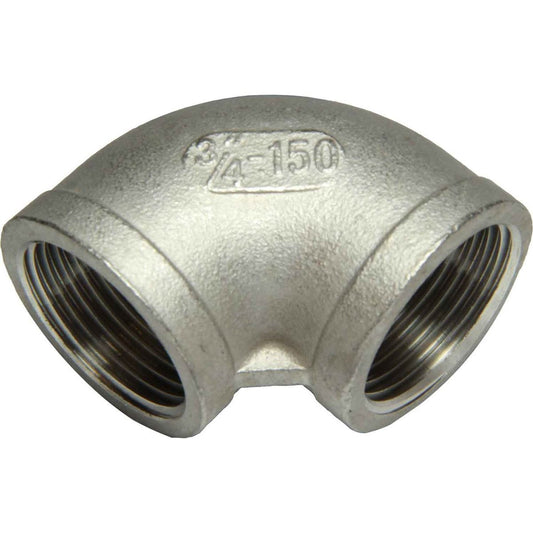 Osculati Stainless Steel 316 90 Degree Elbow (3/4" BSP Female) 423004