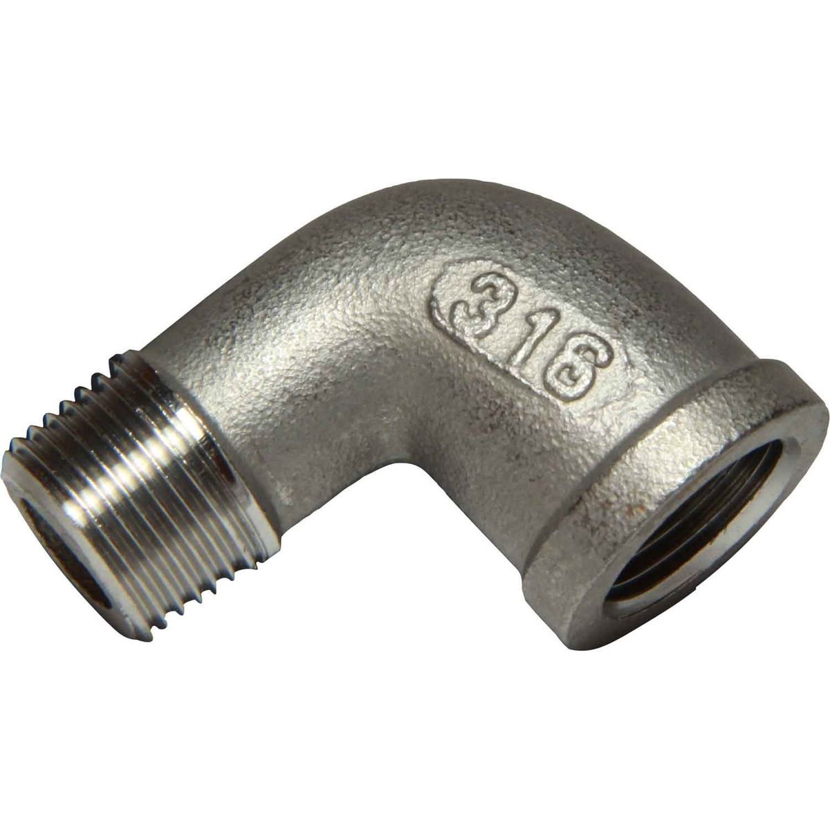 Osculati Stainless Steel 316 90 Degree Elbow (3/8" BSP Male/Female) 423042