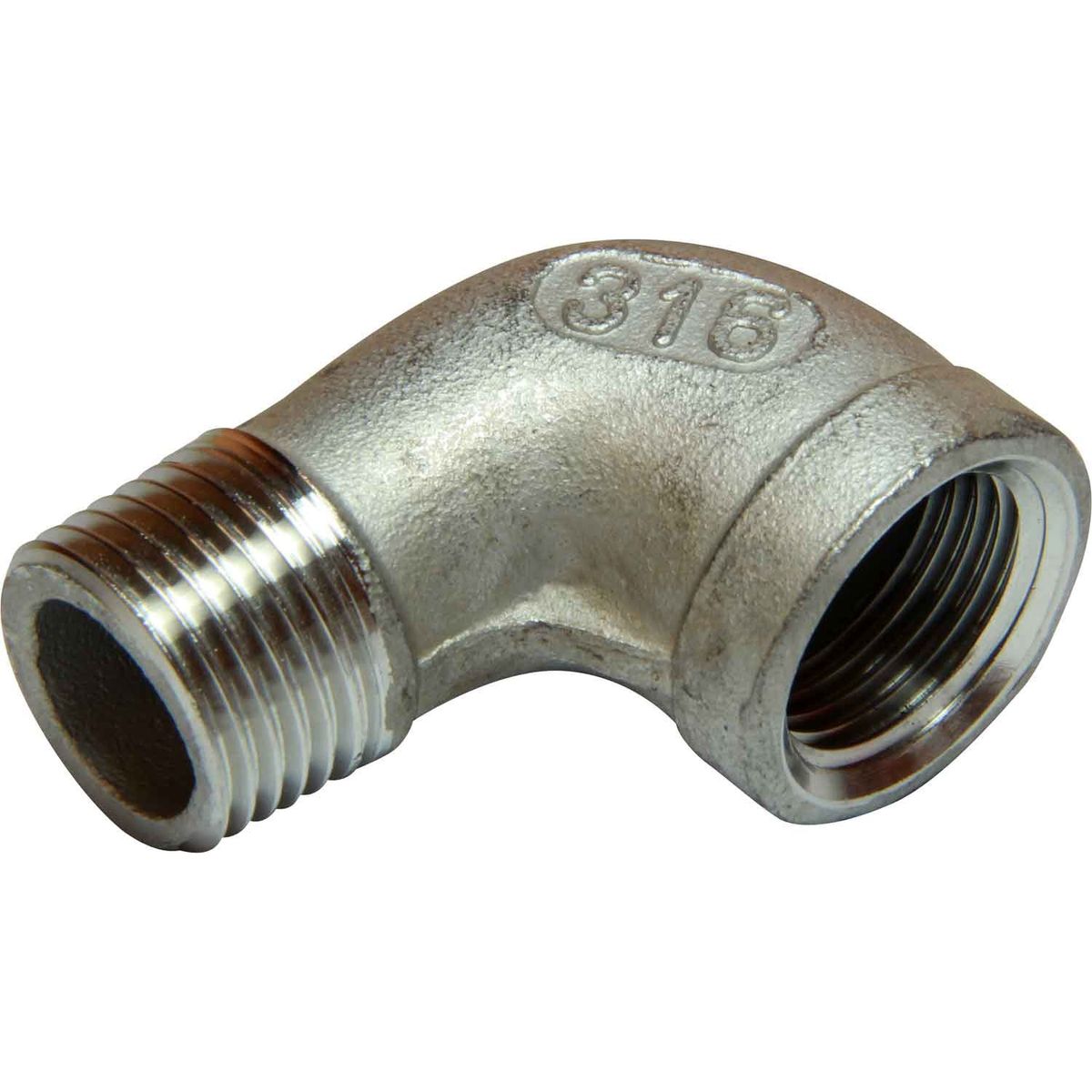 Osculati Stainless Steel 316 90 Degree Elbow (1/2" BSP Male/Female) 423043