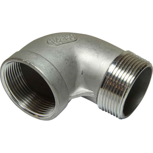 Osculati Stainless Steel 316 90 Degree Elbow (1-1/2" BSP Male/Female) 423047