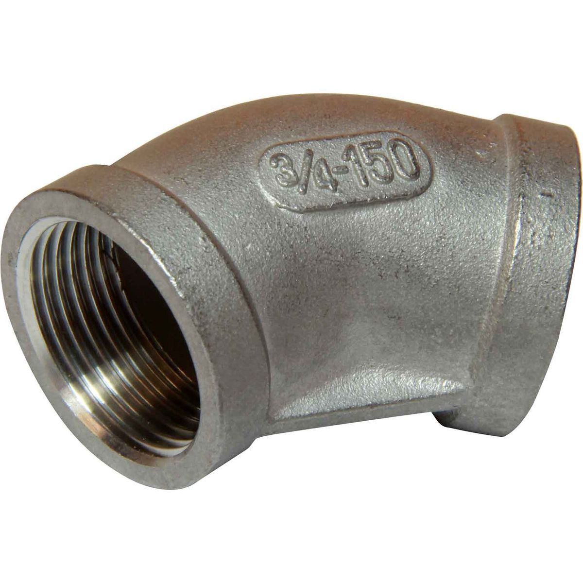 Osculati Stainless Steel 316 45 Degree Elbow (3/4" BSP Female) 423084