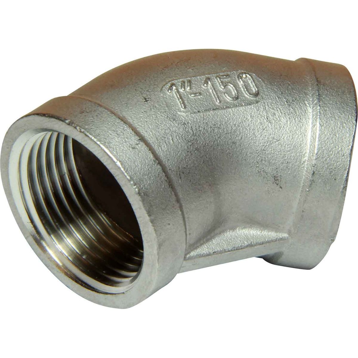 Osculati Stainless Steel 316 45 Degree Elbow (1" BSP Female) 423085