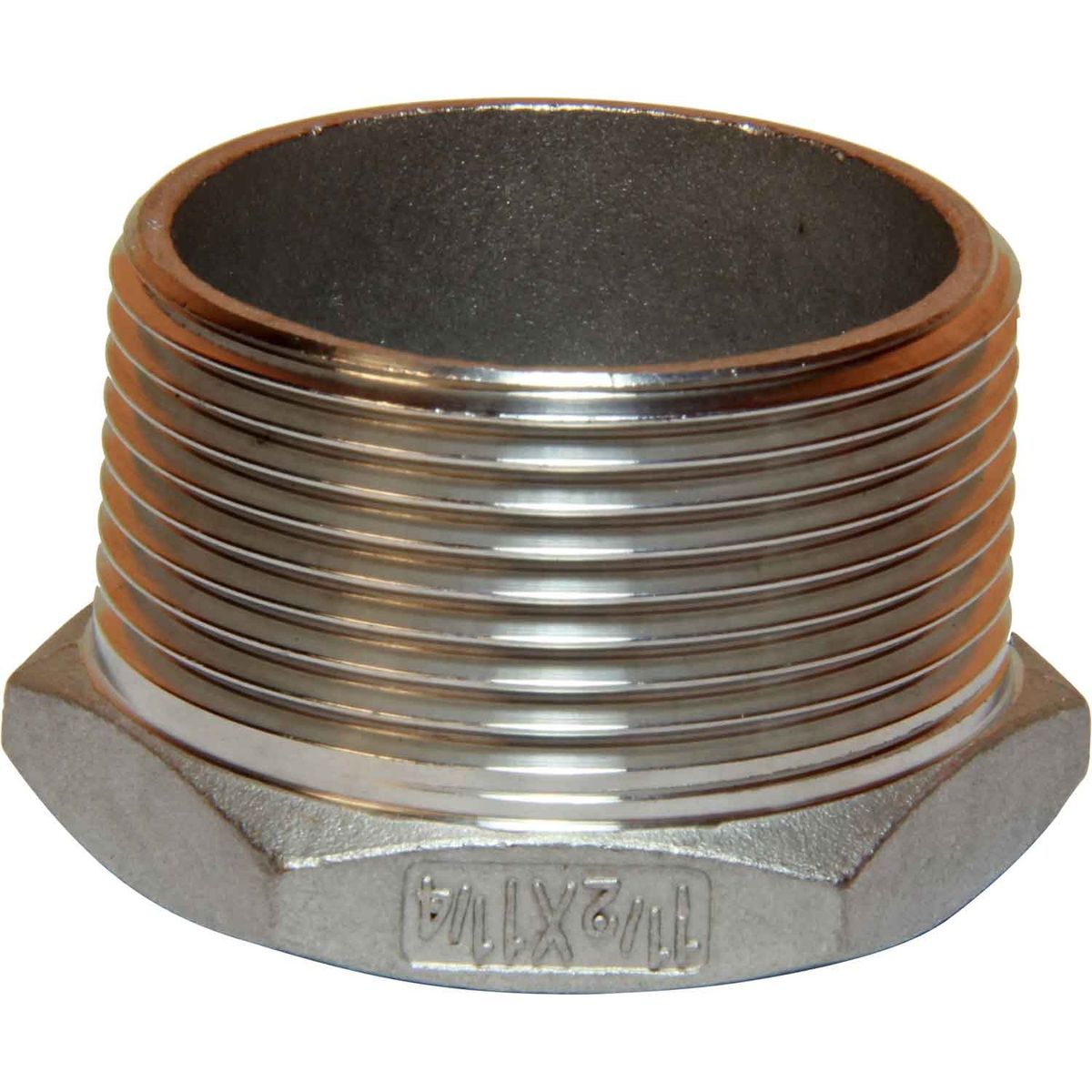 Osculati Stainless Steel 316 Reducing Bush (1-1/2" BSPM - 1-1/4" BSPF) 423531