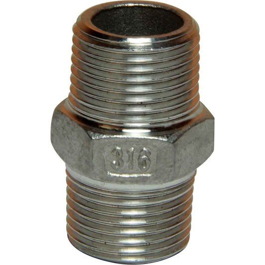 Osculati Stainless Steel 316 Equal Nipple (Male Thread / 3/8" BSP) 423602