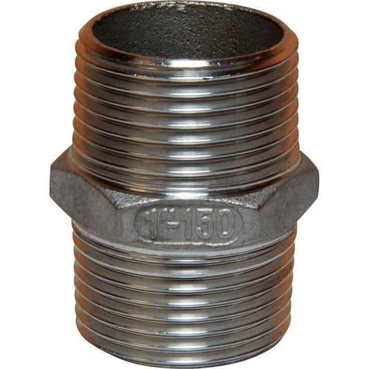 Osculati Stainless Steel 316 Equal Nipple (Male Thread / 1" BSP) 423605