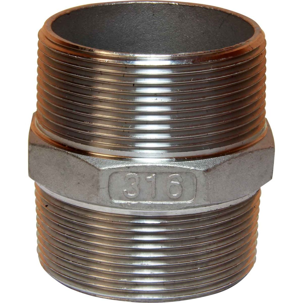 Osculati Stainless Steel 316 Equal Nipple (Male Thread / 2" BSP) 423608
