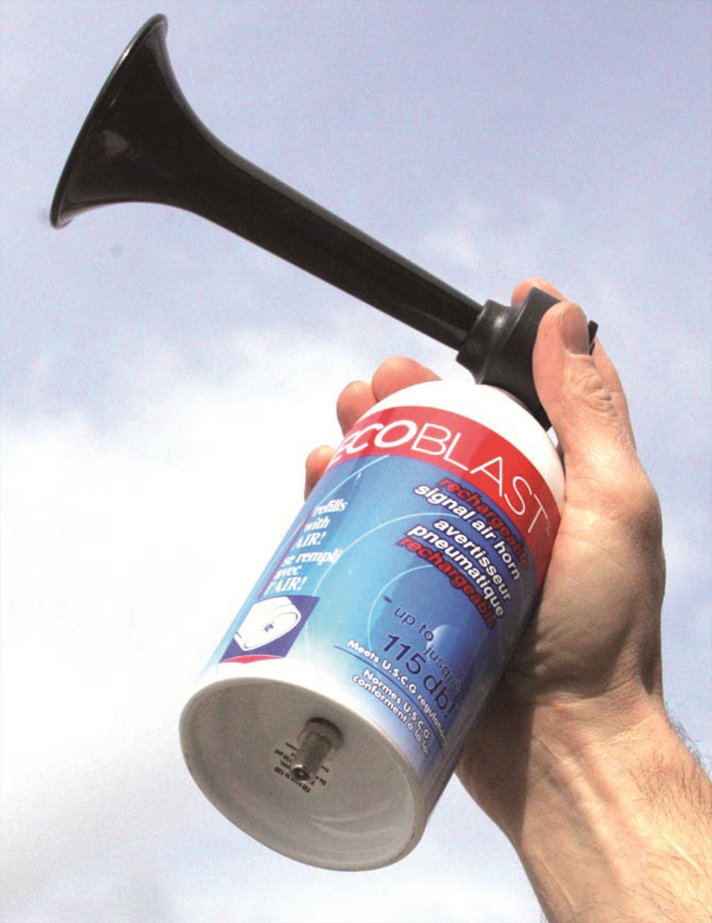 Ecoblast Metal Air Horn and Pump