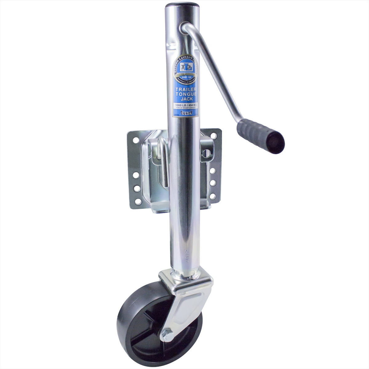 Dutton Swivel Jockey Wheel 6" Wheel, 10" Travel
