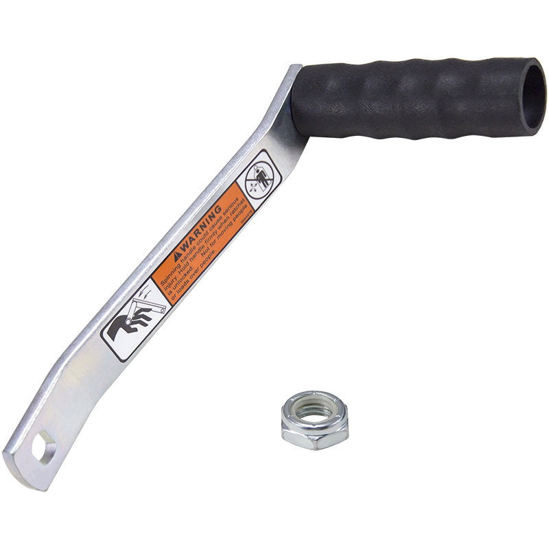 Dutton 7" Replacement Handle for Single Speed Hand Winch & Lock Nut