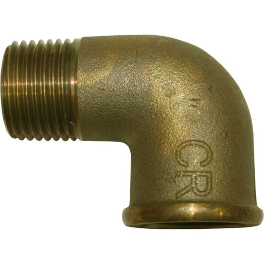 Maestrini DZR Compact 90 Degree Elbow (1/2" BSPT Male/BSPP Female) 434043