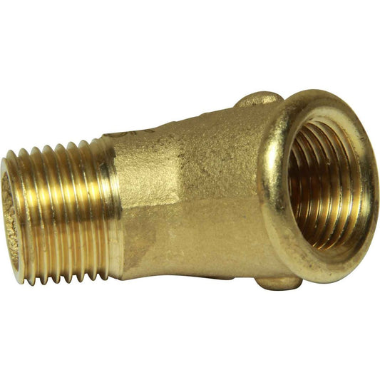 Maestrini DZR Compact 45 Degree Elbow (1/2" BSPT Male/BSPP Female) 434093