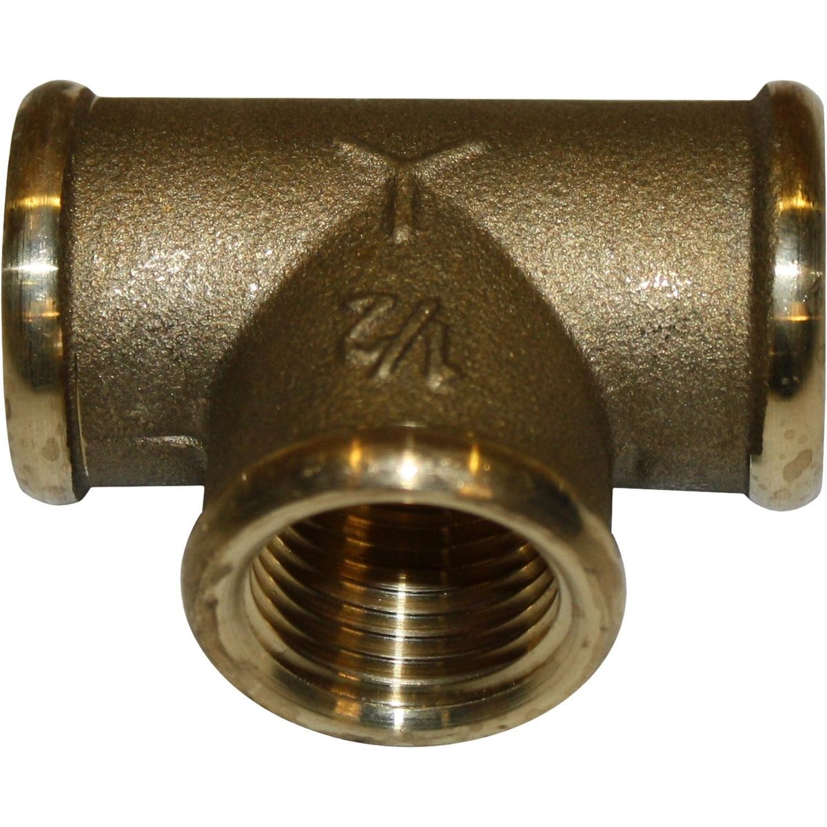 Maestrini DZR Equal Tee Fitting (Female Ports / 1/2" BSP) 434103