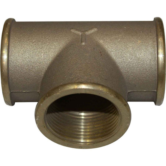 Maestrini DZR Equal Tee Fitting (Female Ports / 1-1/4" BSP) 434106