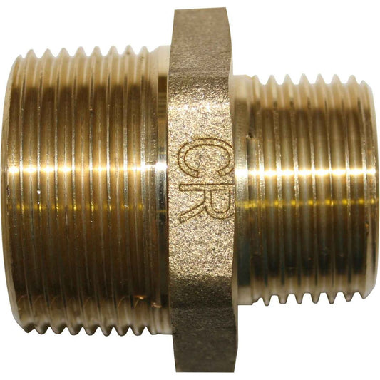 Maestrini DZR Reducing Nipple (1-1/4" BSPT Male to 1" BSPT Male) 434625