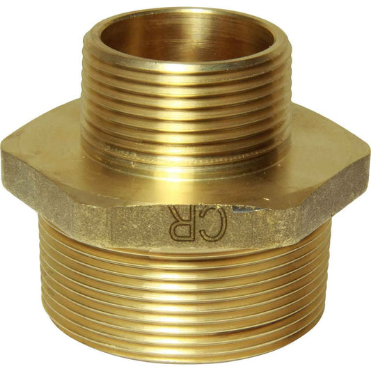 Maestrini DZR Reducing Nipple (2" BSPT Male to 1-1/4" BSPT Male) 434637