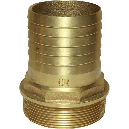 Maestrini DZR Straight Hose Tail (2-1/2" BSP Male to 64mm Hose) 435092