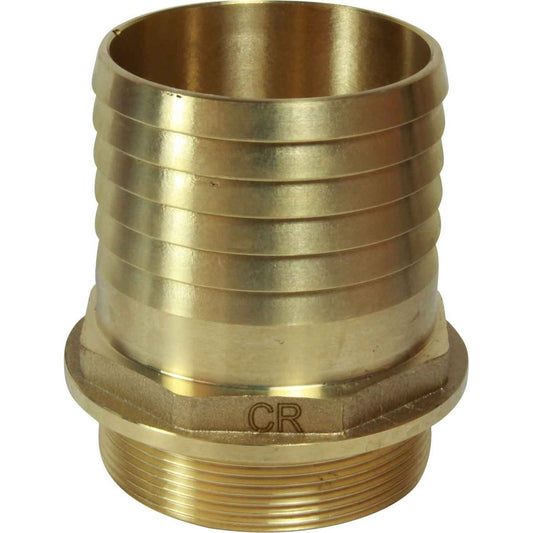 Maestrini DZR Straight Hose Tail (2-1/2" BSP Male to 75mm Hose) 435094