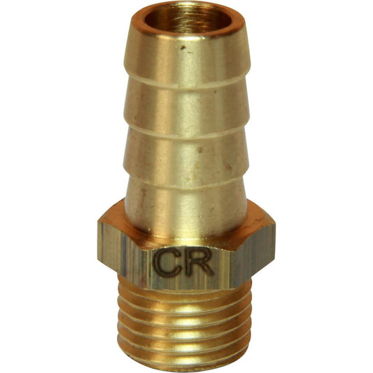 Maestrini DZR Straight Hose Tail (1/4" BSP Male to 12mm Hose) 435116