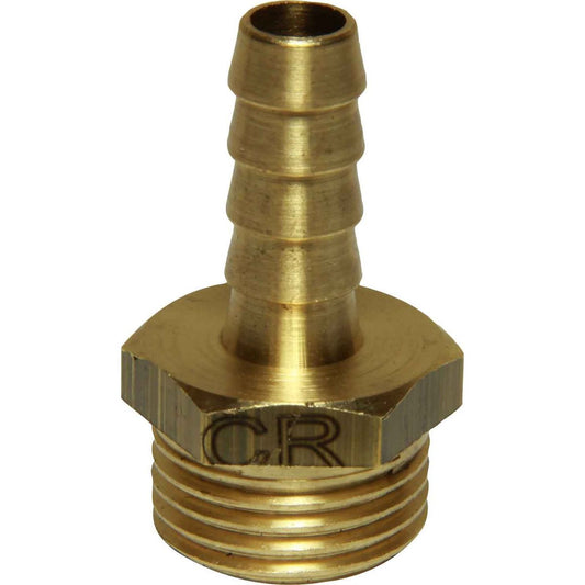 Maestrini DZR Straight Hose Tail (1/2" BSP Male to 10mm Hose) 435131