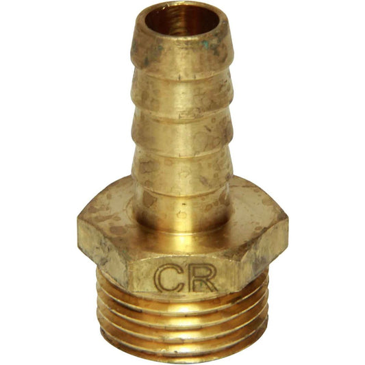 Maestrini DZR Straight Hose Tail (1/2" BSP Male to 12mm Hose) 435132