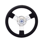 Osculati Pegaso Steering Wheels - Black / Stainless Steel