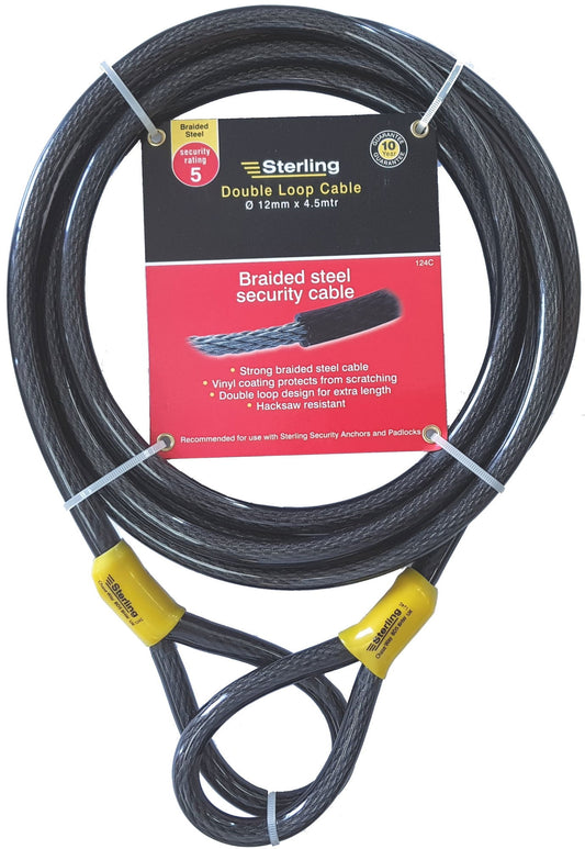 12mm Double Loop Cable 4.5m