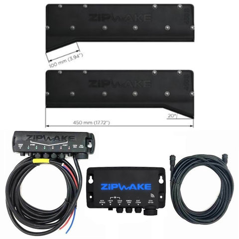 Zipwake Series S Dynamic Trim Integrated Kit - 450S Chine Interceptor