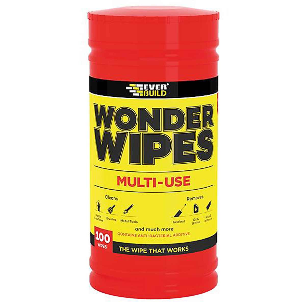 Everbuild Heavy Duty Wonder Wipes (Pack of 100) 467442