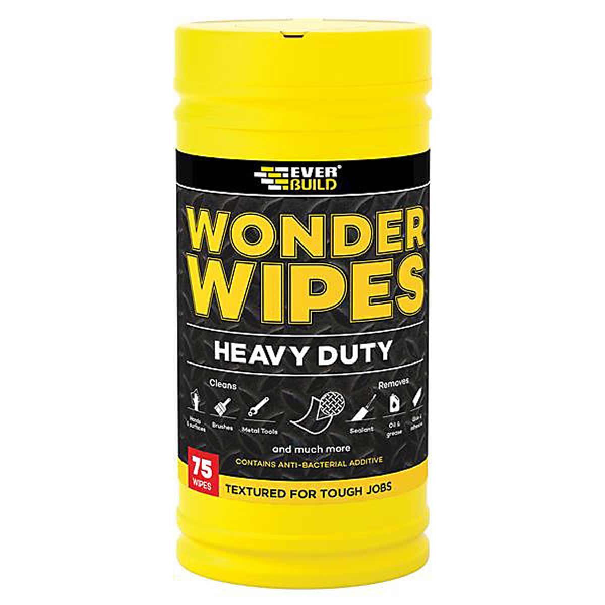 Everbuild Heavy Duty Wonder Wipes (Pack of 75) 467443