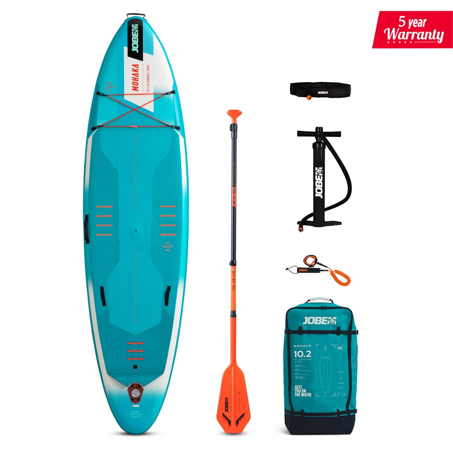 Jobe Mohaka 10.2 Inflatable Paddle Board Package 486425001