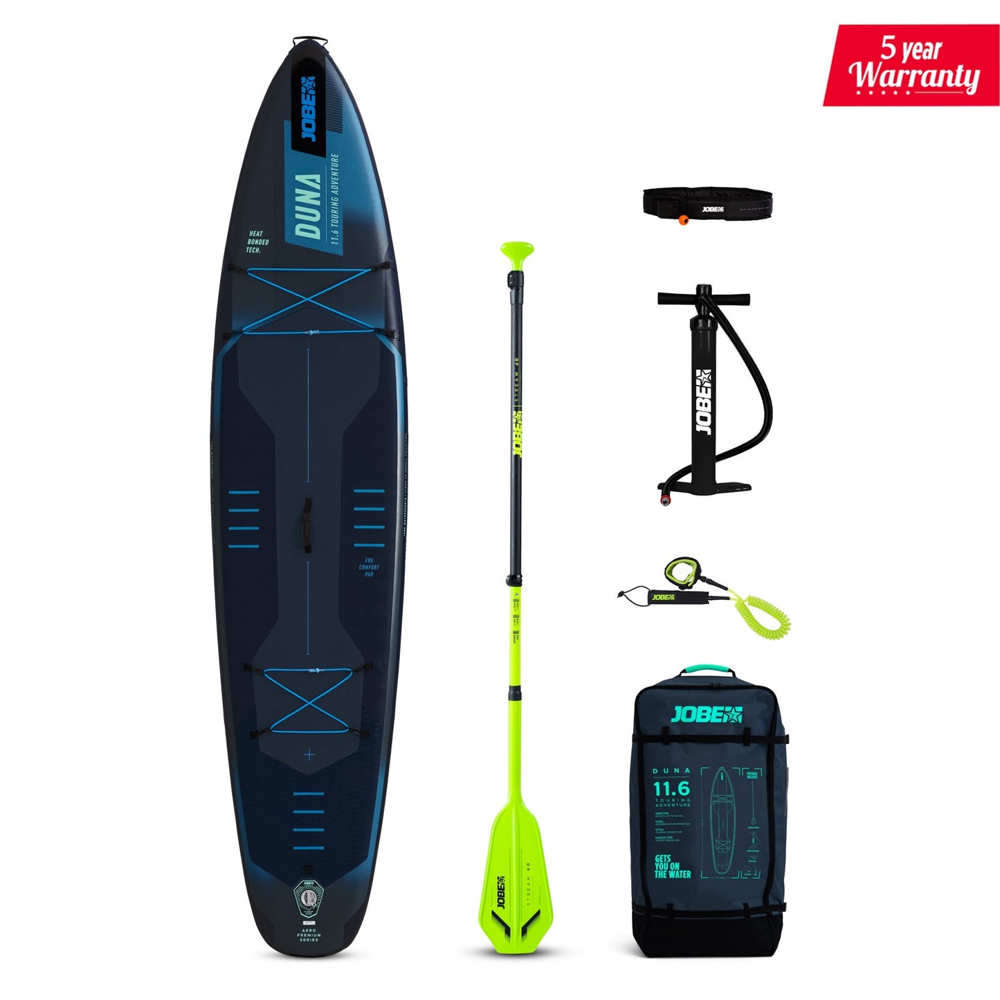 Jobe Aero Duna SUP Board 11.6 Package Blue 486425006