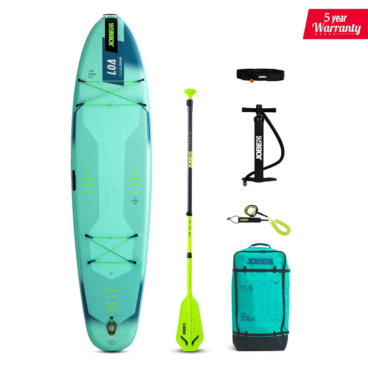 Jobe Aero Loa SUP Board 11.6 Package 486425014
