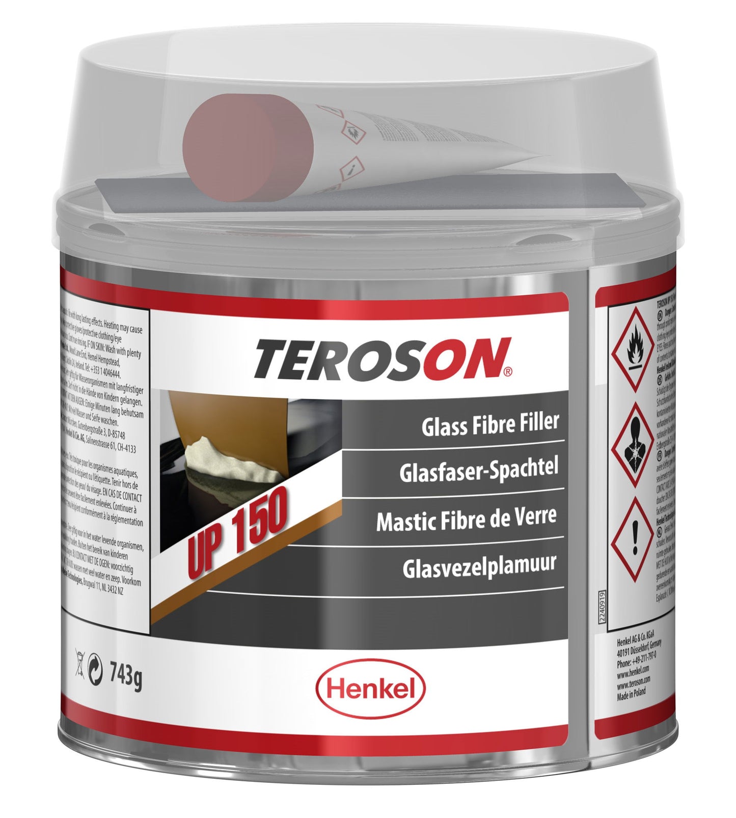 Teroson UP 150 - Glass Fibre Filler 743g