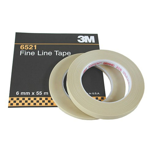 3M 218 Fine Line Tape (6mm x 55m Roll) 5-06521