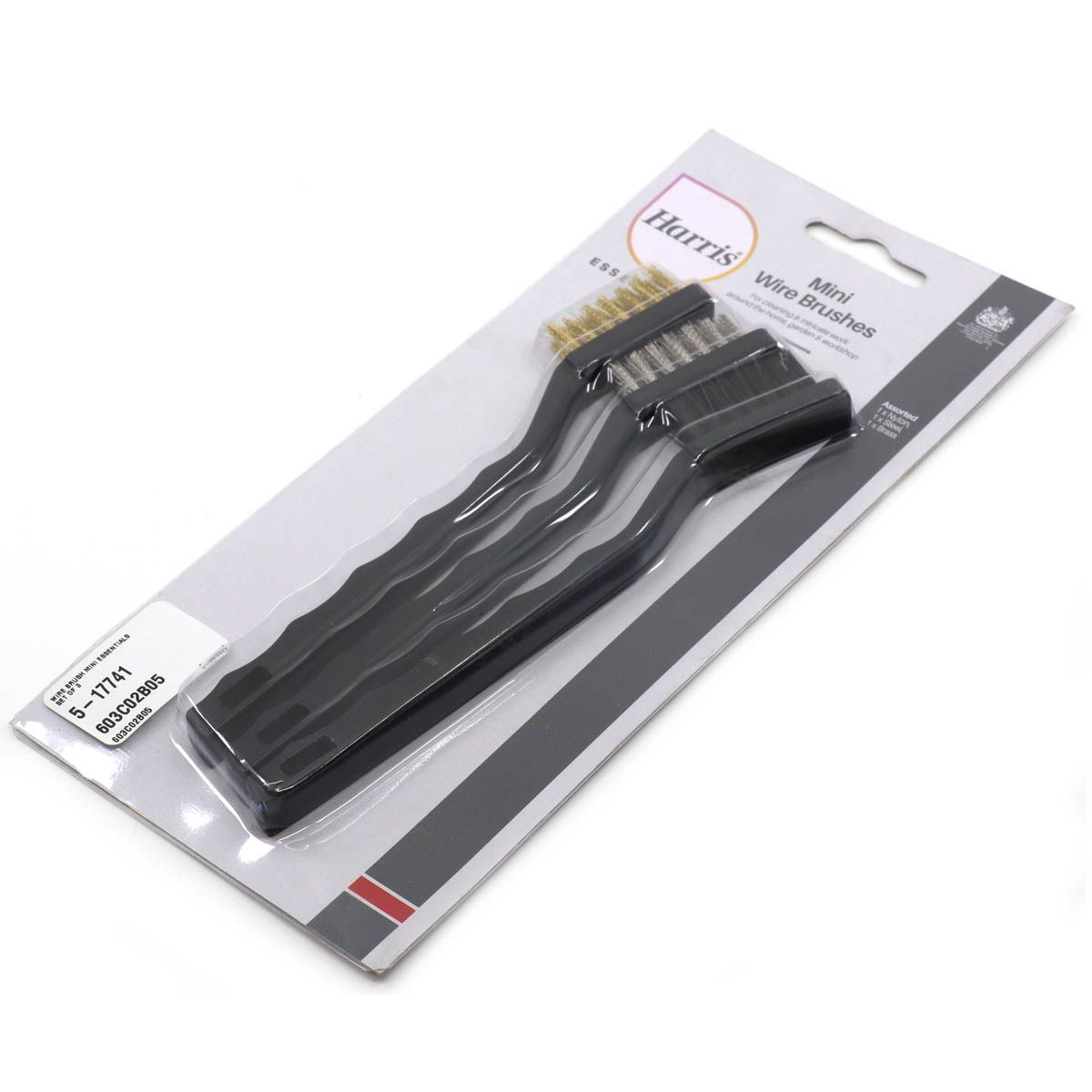 Harris Essentials Mini Wire Brushes (Set Of 3) 5-17741