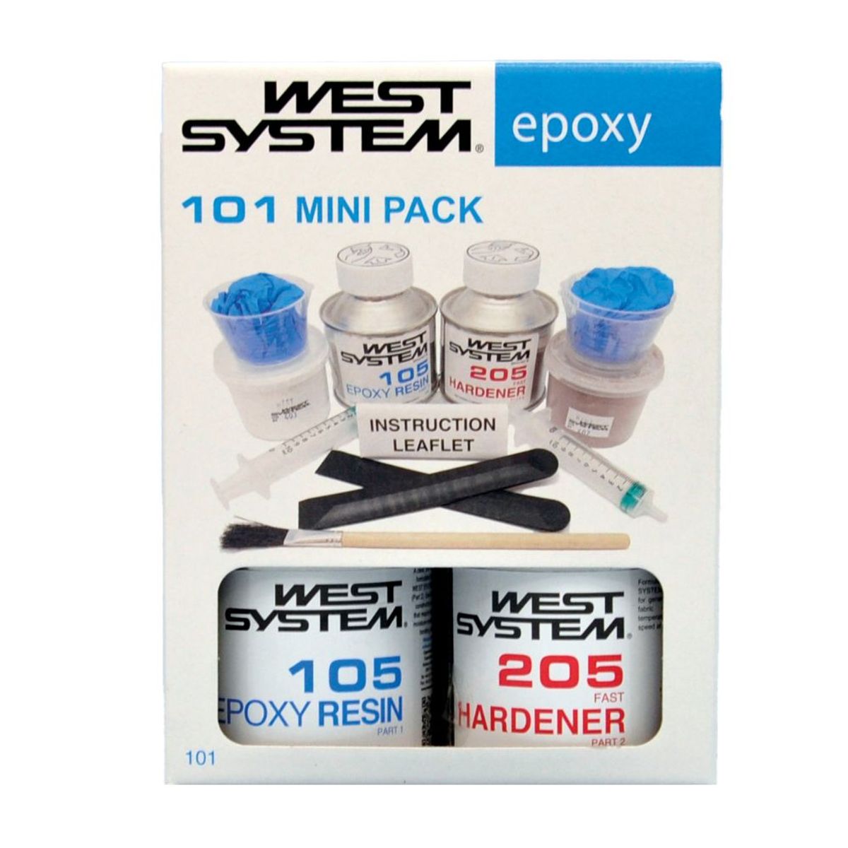 West System 101 Mini Pack Epoxy Resin & Hardener (300g) 5-65000