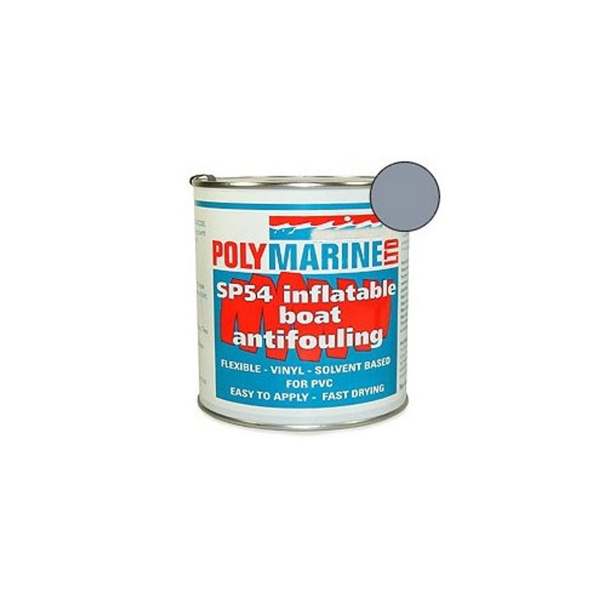Polymarine SP54 PVC Antifouling Paint Grey (1 Litre) 5-81282