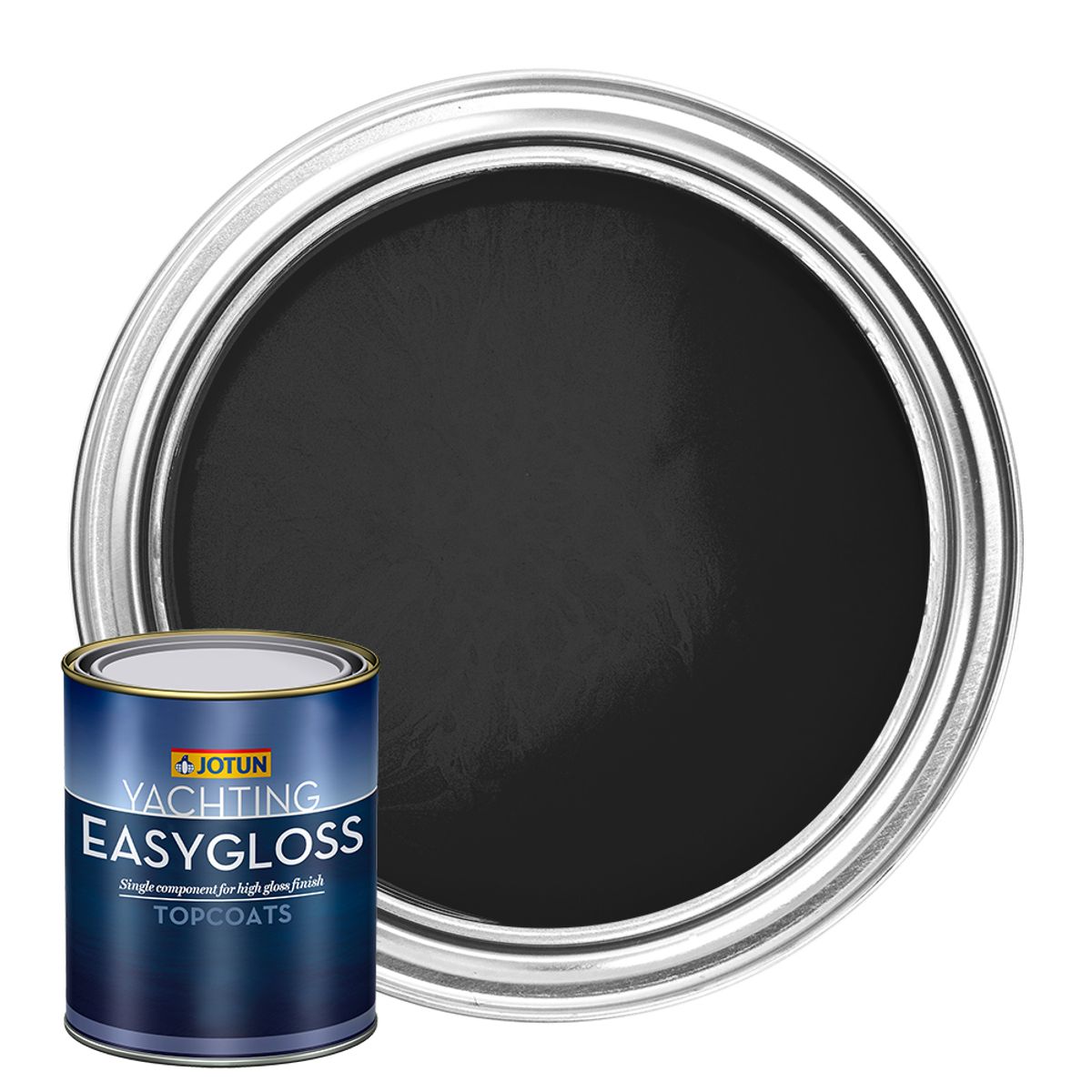 Jotun Leisure EasyGloss Topcoat Paint in Black (1 Litre) 5-83068/1.0