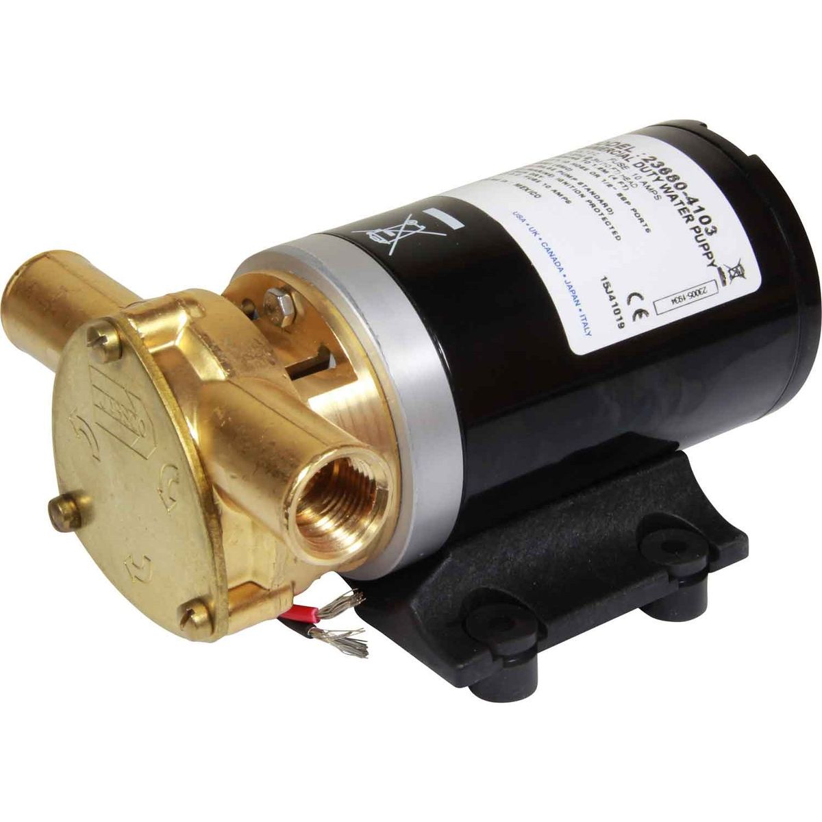 Jabsco 23680-4103 Water Puppy Electric Motor Pump (24V / 25mm Hose) 504434