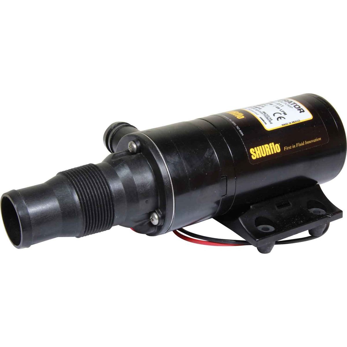 SHURflo Macerator Waste Pump (24V / 49 LPM / 1-1/2" In / LH 1" Out) 509551