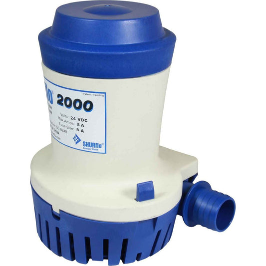 SHURflo 2000 Submersible Bilge Pump (24V / 126 LPM / 28mm Hose) 509573