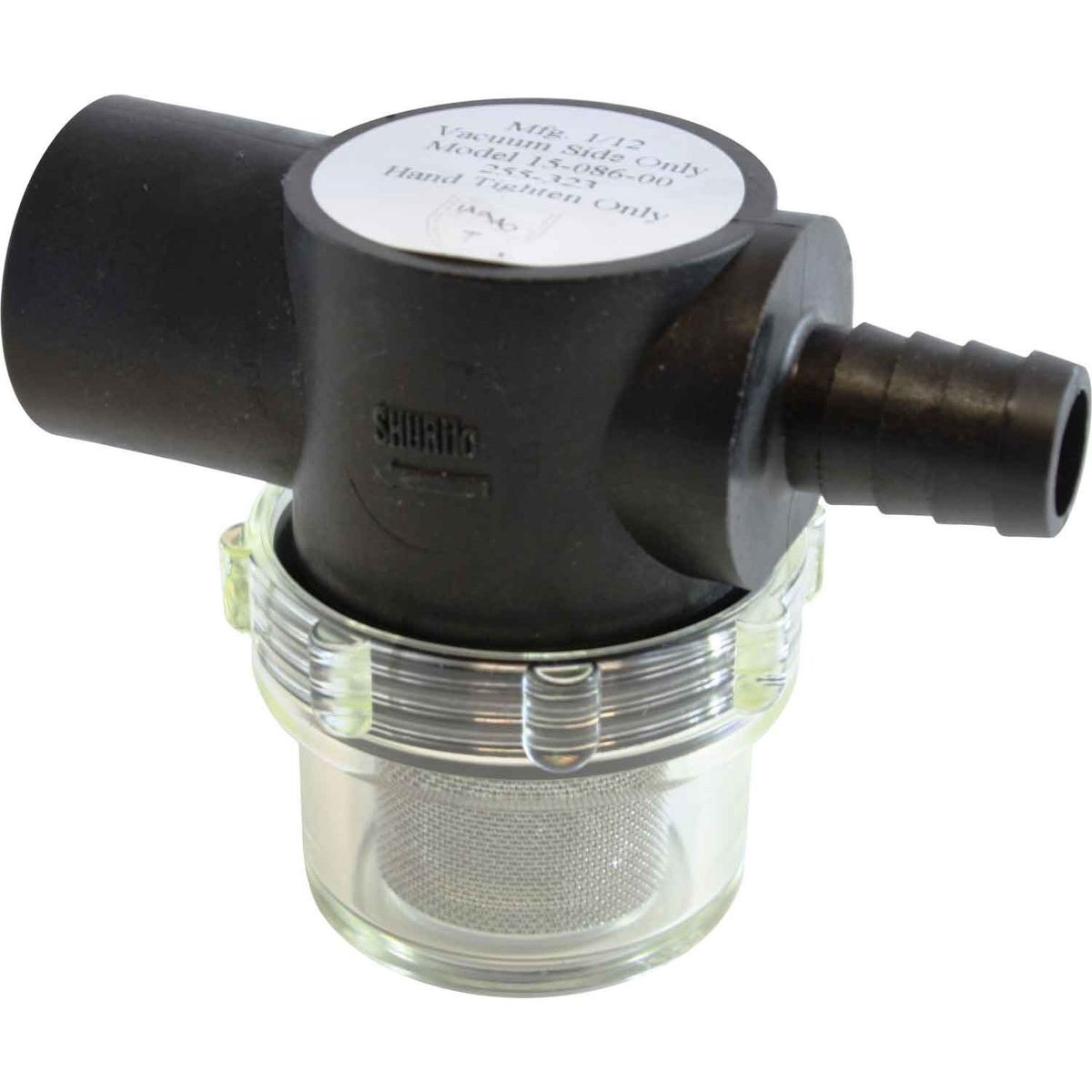 SHURflo Twist-On Water Strainer for Pumps (13mm Barb Inlet / 50 Mesh) 509612