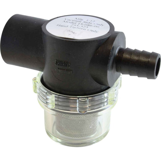 SHURflo Twist-On Water Strainer for Pumps (13mm Barb Inlet / 50 Mesh) 509612
