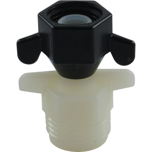 SHURflo Straight Garden Hose Fitting 3/4" GHT Male to 1/2" NPT Female 509931